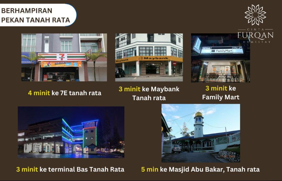 Homestay Cinta Furqan 1 - Apartment Cameron Highland タナ・ラタ エクステリア 写真